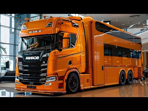 2027 Scania Double Decker 6×6 Revealed! Ultimate Luxury Off-Road Bus