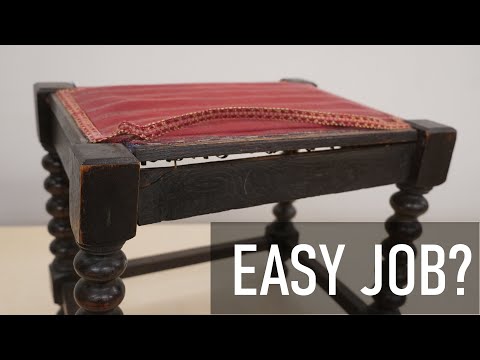 How to restore an old stool