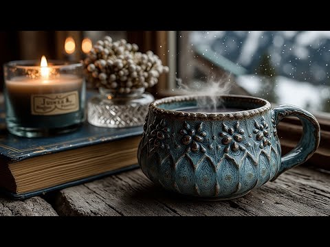 Serene Jazz & Relaxing Piano for Snow Day Coziness | Mellow Lounge Music & Chill Vibes