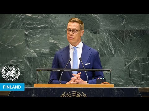 🇫🇮 Finland - President Addresses United Nations General Debate, 80th Session | #UNGA