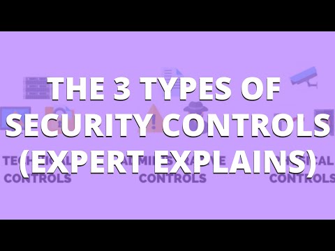 The 3 Types Of Security Controls (Expert Explains) | PurpleSec