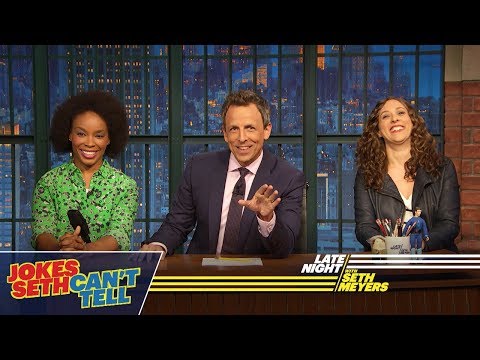 Jokes Seth Can't Tell: Admiral Blackbar, Lesbian Handshakes