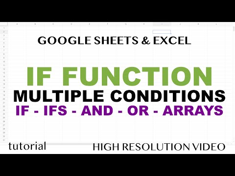 IF Function with Multiple Conditions in Excel & Google Sheets