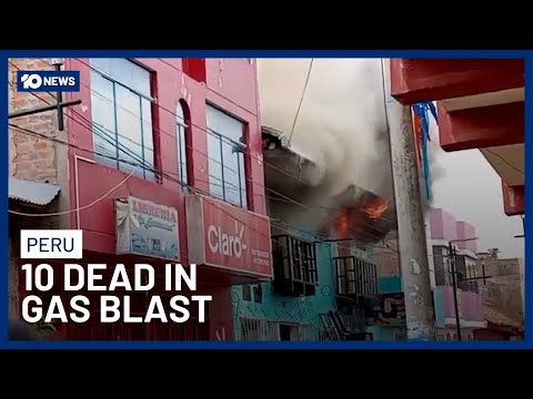 Ten Dead In Peru Karaoke Bar Fire Triggered by Gas Blast | 10 News