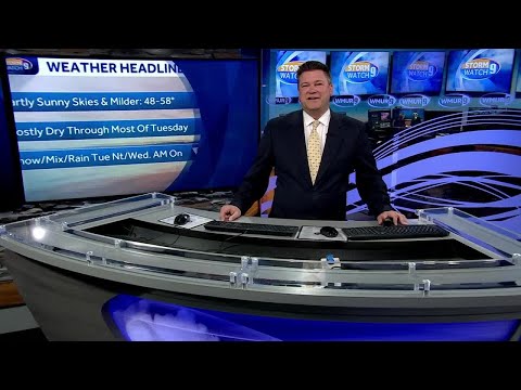 Video: Quiet and mild ahead of messy midweek system