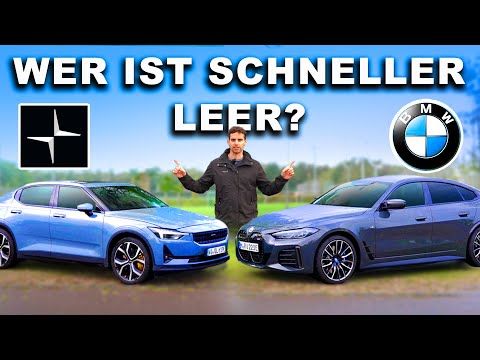 Reichweiten-Duell mit BMW i4 M50 und Polestar 2 Long Range