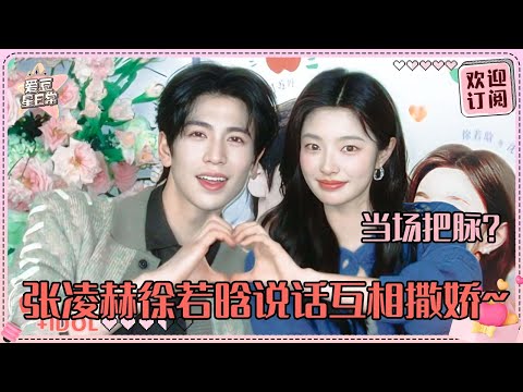 [MultiSub]徐若晗对张凌赫说话好像撒娇~我们爱你真的很有韩系温暖的氛围 两个人都超爱蓝色郁金香#张凌赫 #徐若晗 #loveu #爱你 #爱豆星日常 #cp