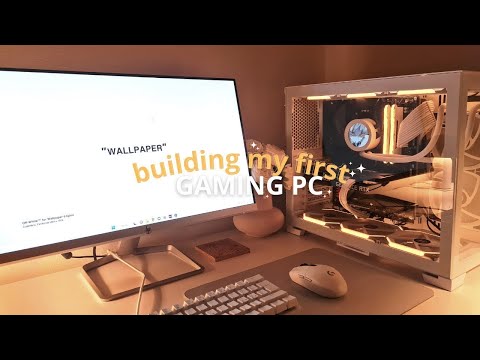 Building my first PC - white aesthetic, mid-range pc, rtx 3060 ✨