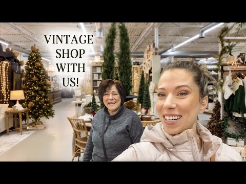 Vintage Thrifting During the Holidays at a Famous Instagrammer's Home Decor Shop + Haul & Styling