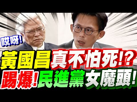 【全字幕】黃國昌當真不怕死！？遭綠媒圍剿仍繼續踢爆！民進黨女魔頭！肥貓坐領高薪不幹正事！立法院質詢#爐渣#300萬#蘇治芬
