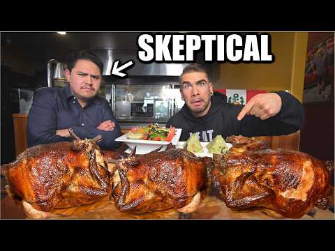 ATTEMPTING A NEVER BEATEN ROAST CHICKEN CHALLENGE | Joel Hansen
