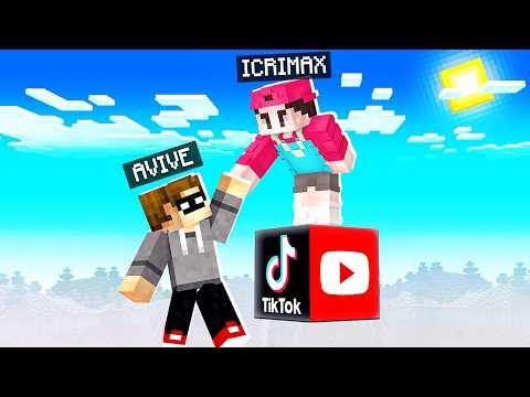 100 TAGE auf TIKTOK ONE BLOCK überleben in Minecraft! 😱