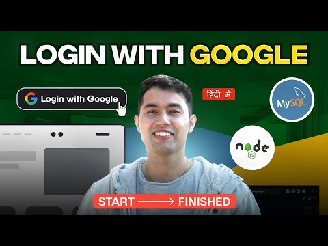 Complete Login with Google in Node.js, OAuth & MySQL 🔥
