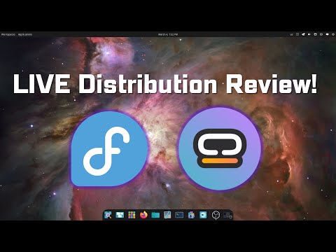 Fedora 42 "COSMIC" Spin - Livestream Distribution Preview