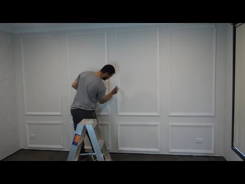 make a feature wall under $100 - budget DIY   interior design