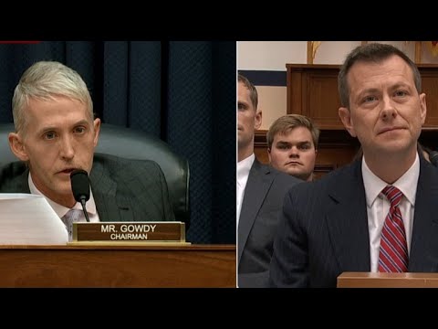 Rep. Trey Gowdy questions FBI's Peter Strzok in fierce grilling