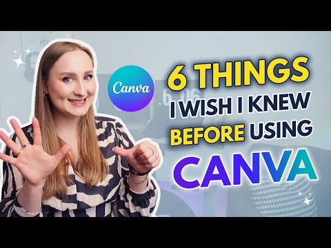 📋 6 THINGS YOU SHOULD KNOW Before using CANVA! | Canva Tutorial