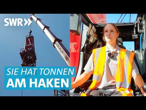 Baustellen, Hitze und Tonnen am Haken: 1 Tag Kran fahren mit einer Kranführerin | So ist es wirklich