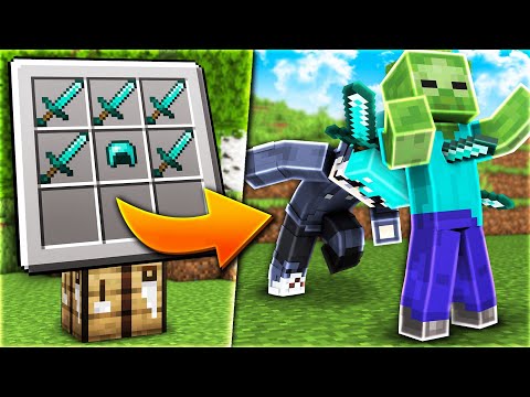 Minecraft, aber es gibt Custom Rüstung...