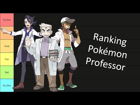 Ranking Every Pokémon Professor (Tier List)
