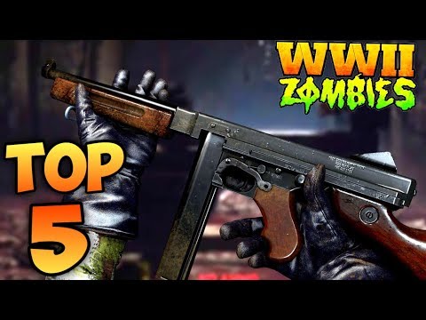 TOP 5 PACK A PUNCHED GUNS IN WW2 ZOMBIES! - Call of Duty Zombies Top 5 List - WW2 Zombies PAP