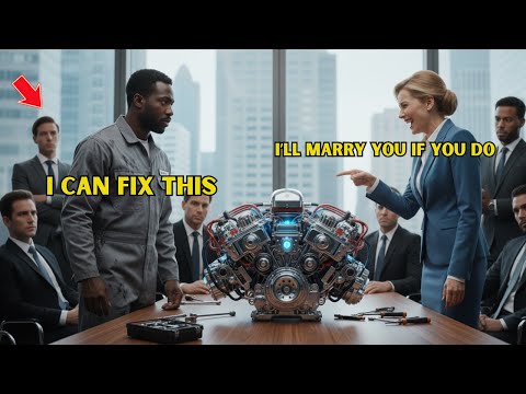 Rich CEO Mocked a Black Mechanic: ‘Fix This Engine and I’ll Marry You’ — He Shocked the Entire Room
