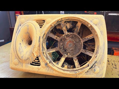 Restoring Old Abandoned Scrap Speakers into New Speakers Simply | Restoring MP3 Karaoke Speakers