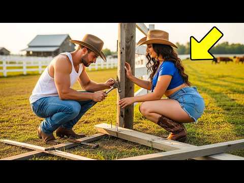 REPARÓ LA CERCA DE UNA GRANJA SIN COBRAR... EL PADRE SOLTERO NO SABÍA QUE LA DUEÑA ERA MILLONARIA