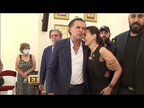 ⚫ نجوم لبنان يلبون دعوة نادين الراسي لتشييع شقيقها جورج