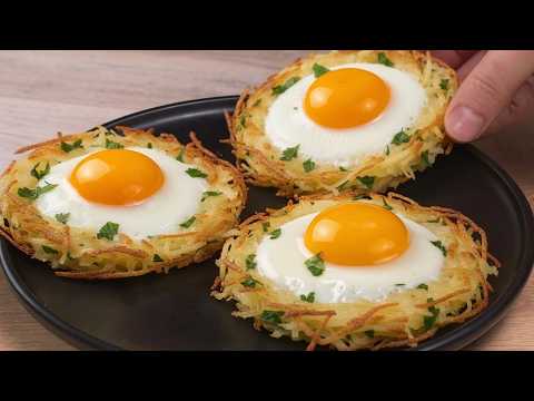 Besser als Pizza! Einfach Eier über Kartoffeln gießen! Kartoffel-Wunder!