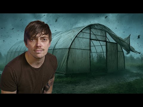 Visite du potager de la serre en pleine tempête + grosse annonce