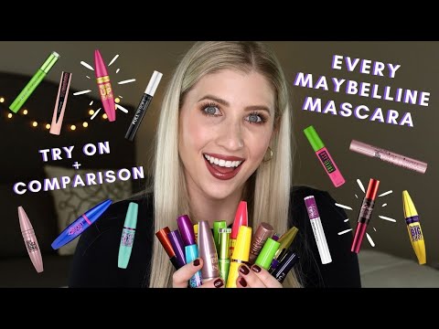 EVERY Maybelline MASCARA // Testing ALL 27 MAYBELLINE Mascaras