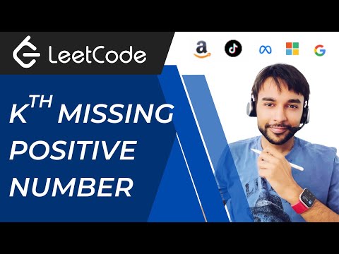 Kth Missing Positive Number (LeetCode 1539) | Full Solution with intuition, animations and visuals