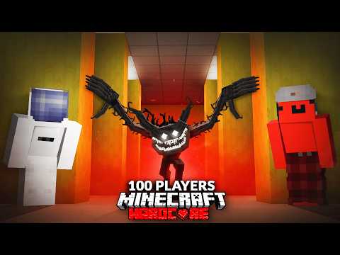 100 Players Simulate Minecraft's Backrooms!