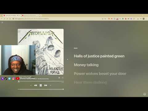 I was bored so I listened to ...And Justice for All by Metallica for the FIRST TIME - Album Reaction