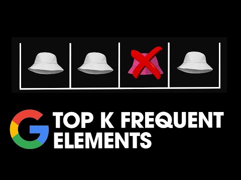 Top K Frequent Elements - 347. LeetCode - Java