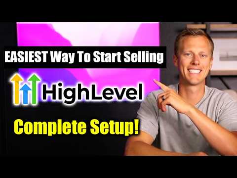 EASIEST Way To Setup GoHighLevel & START Promoting For Beginners!! (Complete Setup)
