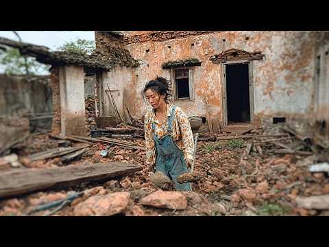 Kicked out of home by uncle - Niece cleans and renovates abandoned house to raise children