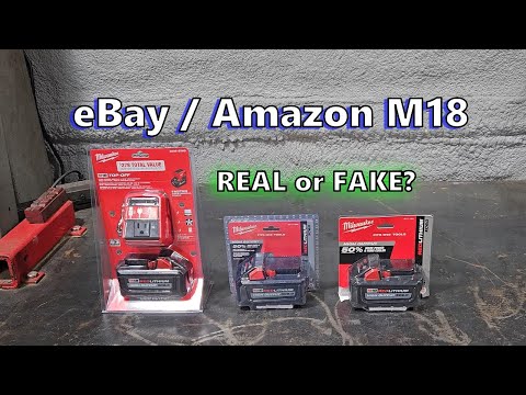eBay Genuine Milwaukee Batteries REAL or FAKE?
