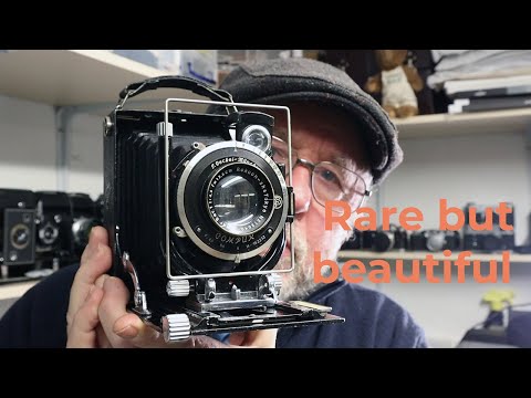 The Lily 8x10.5cm  Folding Plate camera, rare and beautiful