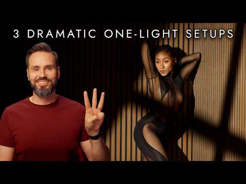 3 Dramatic One-Light Setups for Portrait Photography