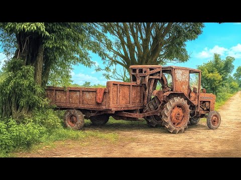 Young CEO | Spends $16,000 to Fully Restore a Heavy Tractor Abandoned for Years