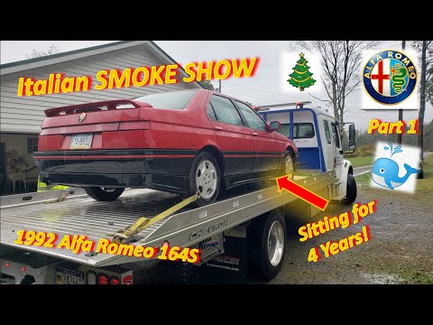 (Pt 1) Italian SMOKE SHOW! ('92 Alfa Romeo 164S - Christmas 2025)