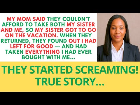 My mom said they couldn’t afford two tickets for the two of us. So my sister got to go on the...