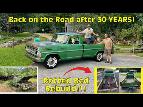 Back on the road after 30 YEARS! Barn Fresh 1972 Ford F100 Rescue!