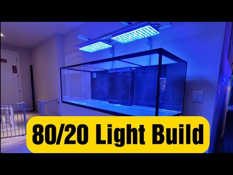 DIY Aluminum Light Mount For The Red Sea S-1000 | Modern And Sleek