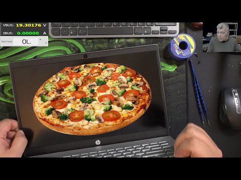 Hp-14CE3510 laptop charging and coming ON without picture, board repair