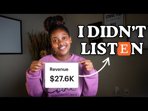 How I Made $27,634 on Etsy Without All the Crazy Advice