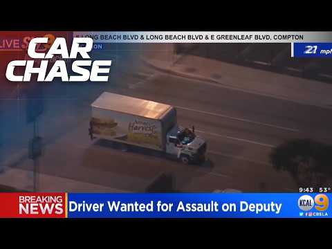 He stole a bread truck then tried to assault an on-duty officer with it!