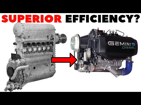 1930's Opposed Piston Aero Engine Design Revived? Jumo 205 & Gemini Explained